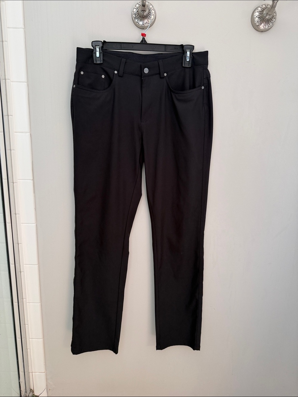 Greg Norman Collection Black Men's Stretch Golf Pants